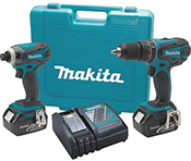 Makita LXT211M 18v 2-piece combo kit