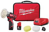 Milwaukee 2438-22 M12 12volt mini polisher kit