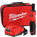 Milwaukee 2457-21 M12 3/8" drive ratchet kit