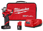 Milwaukee 2554-22 M12 3/8" drive stubby impact wrench kit