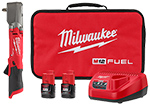 Milwaukee 2564-22 M12 3/8" drive right-angle impact wrench kit