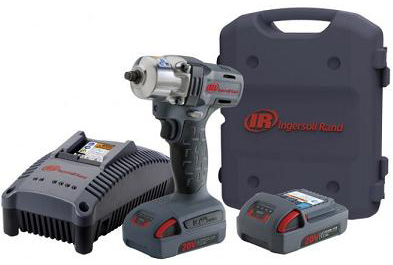 Ingersoll-Rand W5130-K2 20 volt 3/8" drive impact wrench kit