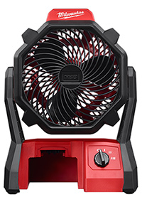 Milwaukee 0886-20 M18 18volt portable jobsite fan